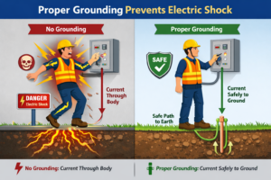 chemical earthing system used for electrical grounding and safety