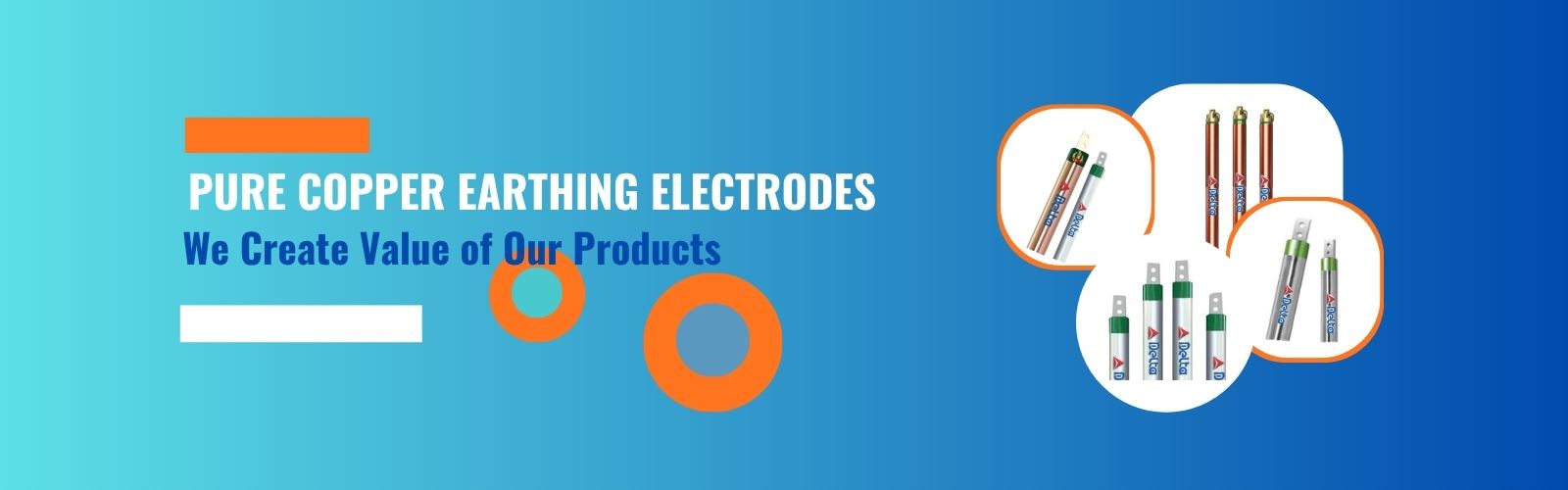 Pure Copper Chemical Earthing Electrodes